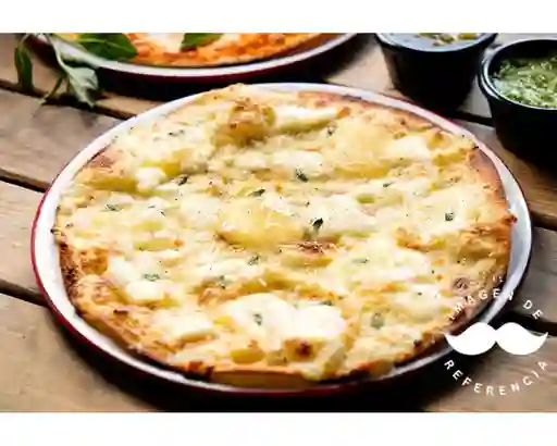 Pizza Queso y Ajo Grande