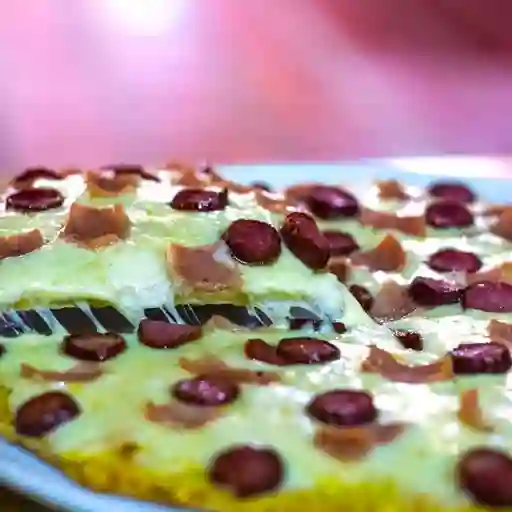 Pizza Jamón y Cabano X4