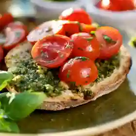 Brushetas Pesto