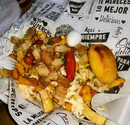 Salchipapas Antioqueñas