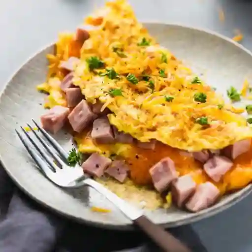 Combo Omelette Jamón y Queso