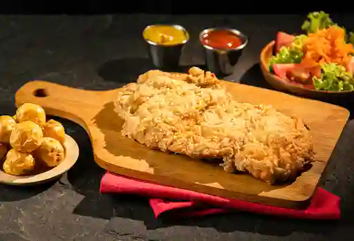 Milanesa de Pollo Apanado