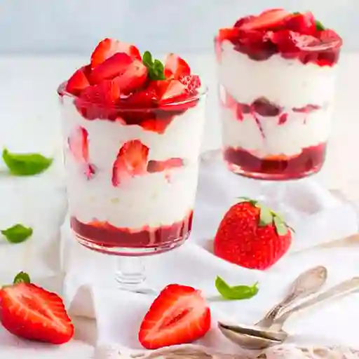 Fresas con Crema Pequeña