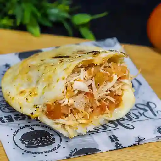 Arepa Pollo y Champiñones