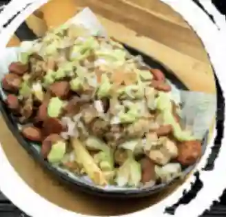 Salchipapa Mexicana