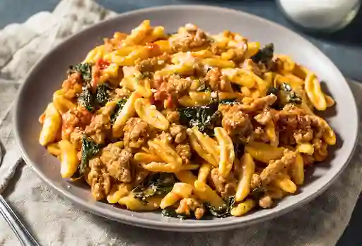 Pasta Pescadora con Champiñones