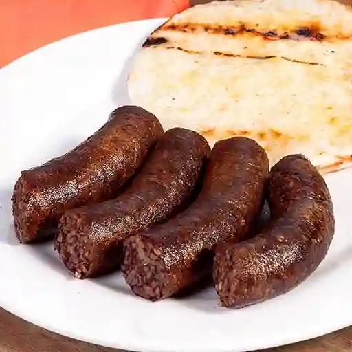 Arepa con Morcilla