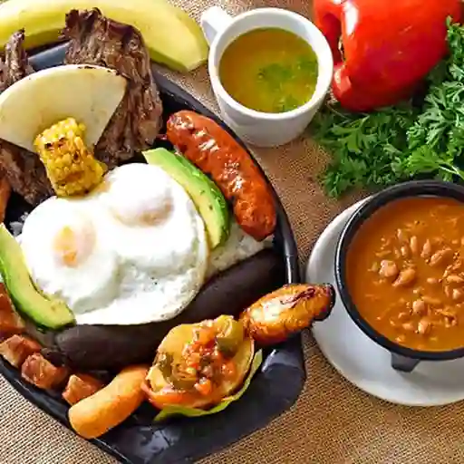 Bandeja Paisa con Res