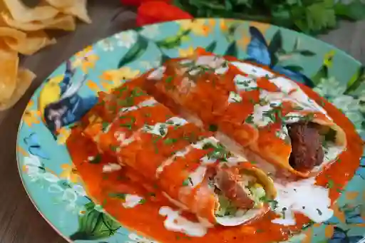 Enchiladas Mexicanas (Vegano)