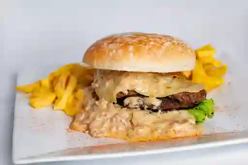 Hamburguesa Mixta con Papa