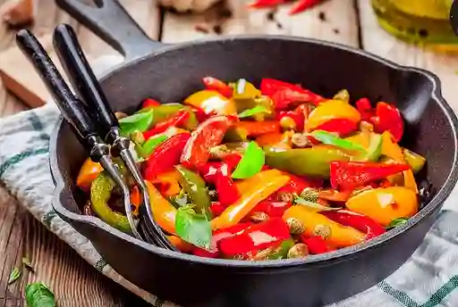 Peperonata Italiana e Pane Brusco