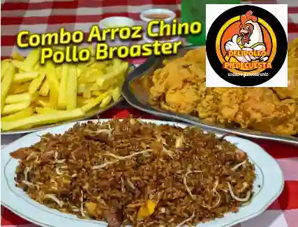 Super Combo Broaster + Maduro Relleno + Gaseosa