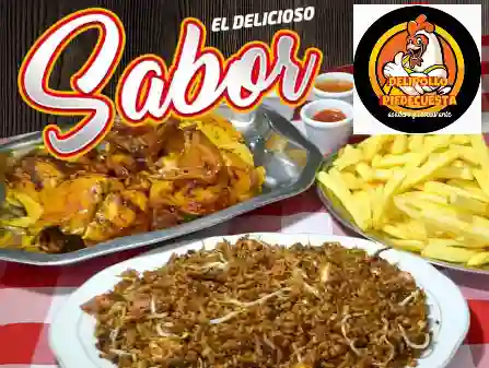 Combo Pollo Asado + Maduro Relleno + Gaseosa