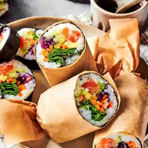 Sushi Burrito Volcano Roll