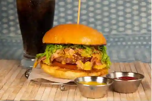 Hamburguesa de Pollo con Mermelada