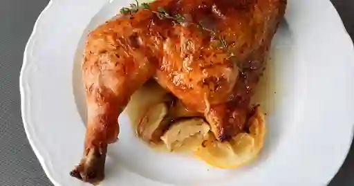 Un Cuarto de Pollo Al Horno