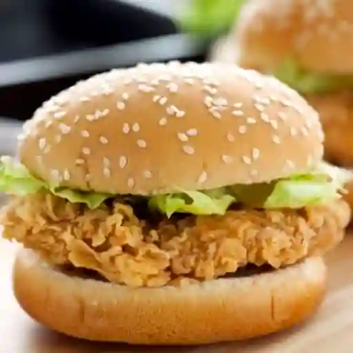 Hamburguesa Pollo Apanado