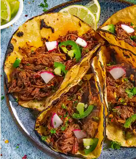 Tacos de Barbacoa X3