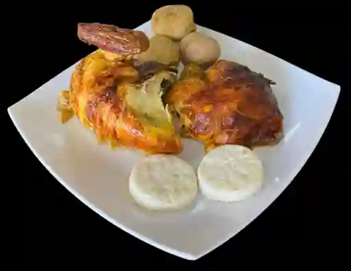 1/2 Medio Pollo Asado