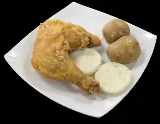 1/4 Pollo Apanado