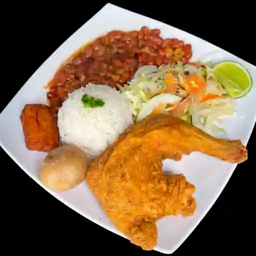 Bandeja de Pollo Broaster