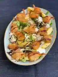 Ensalada de Camarones Apanados