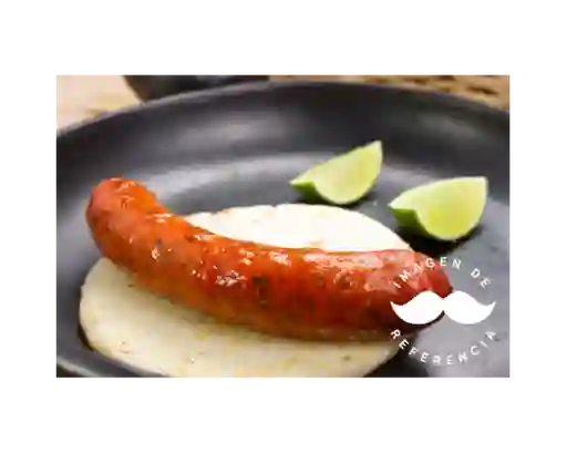 Chorizo con Arepa Pequeña