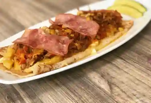 Crepe Tradicional Sencillo de Carne