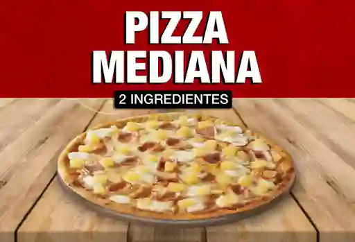 1 Pizza Mediana 2 Ingredientes