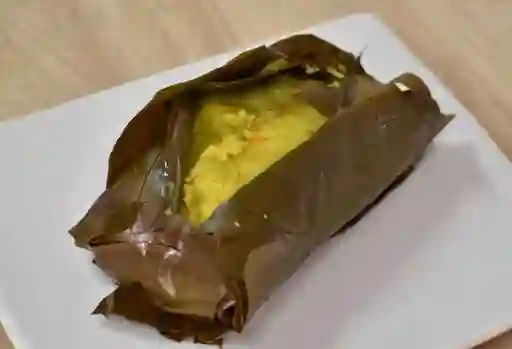 Tamal de Pipián y Bebida