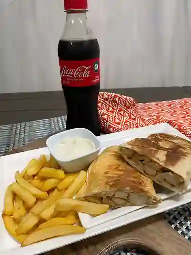 Combo Sandwich Damasko de Pollo Arabe