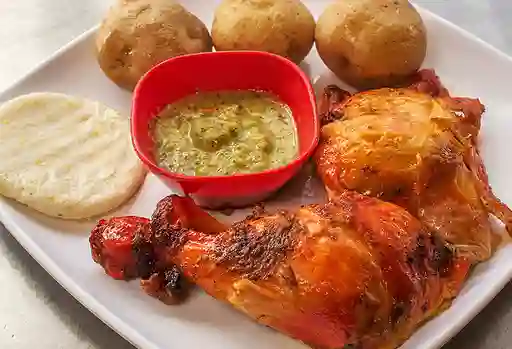 1/4 De Pollo Asado