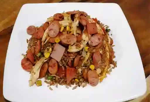 Combo Arroz Ranchero y Papas Francesas