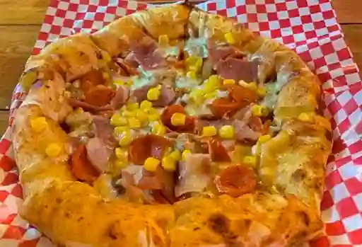 Pizza de Pollo con Maicitos