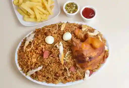 Combo Chino y 1/4 de Pollo