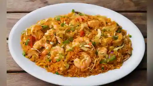 1 Caja Arroz Chino con Pollo y Camarones