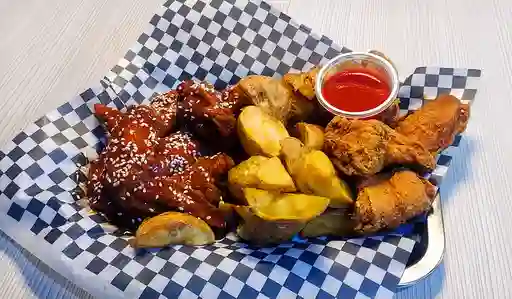 Alitas de Teriyaki y Ajonjolí