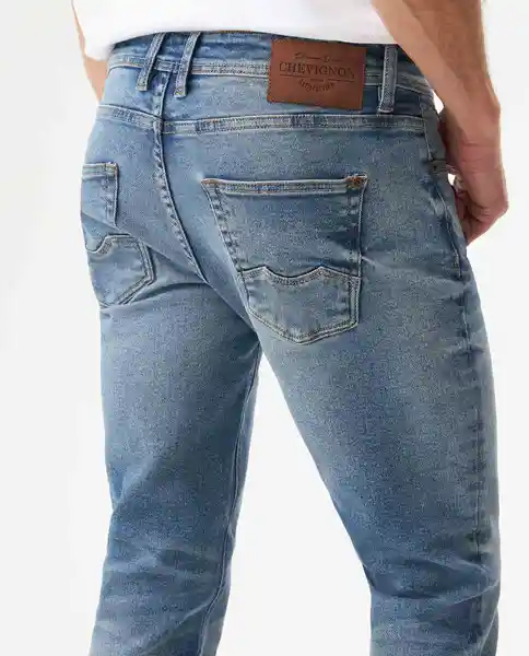 Jean Skinny Fit-Rider Medio Azul Frances Medio 36/32 Chevignon