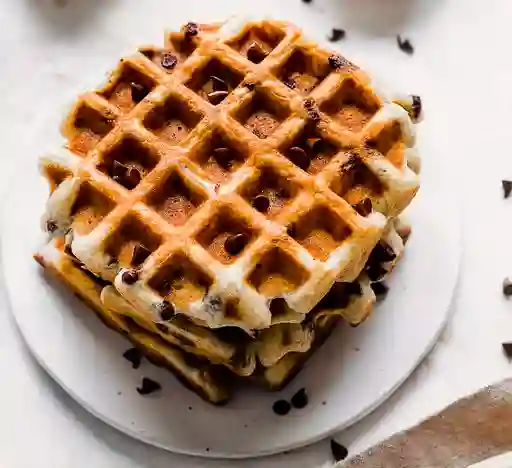 Waffle Fresa Durazno