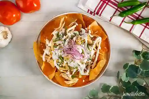 Chilaquiles de Pollo