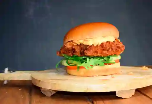 Hamburguesas Pollo Apanado