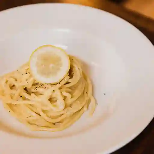 Spaguetti Cacio e Pepe Limon