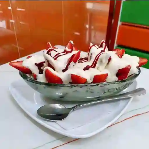 Fresas con Crema Grande