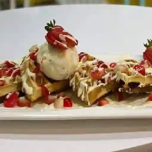 Waffle Frutos Rojos