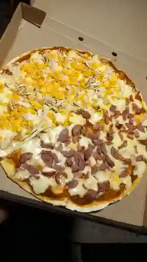 Pizza Jamón con Pollo Personal