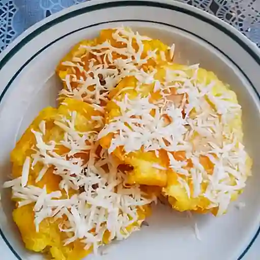 Patacones con Queso