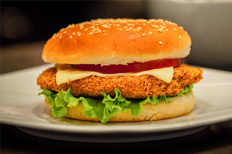 Hamburguesa Pollo Apanado