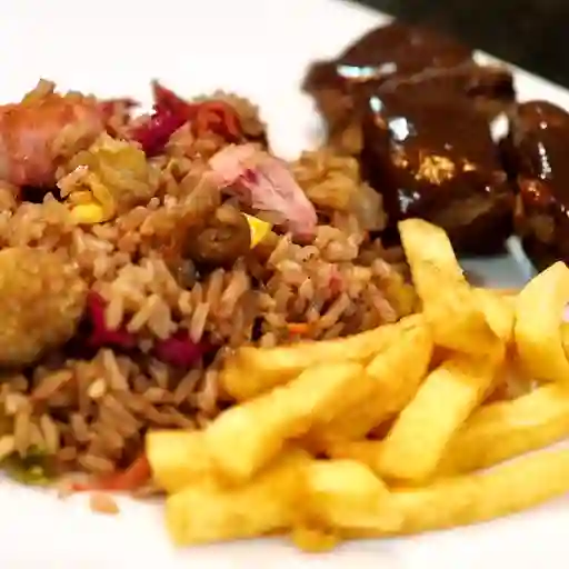 Combo Arroz Chino y Costillas