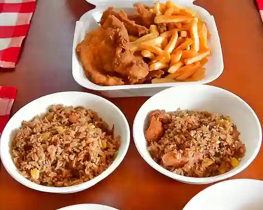 Combo Arroz Chino y Chuleta