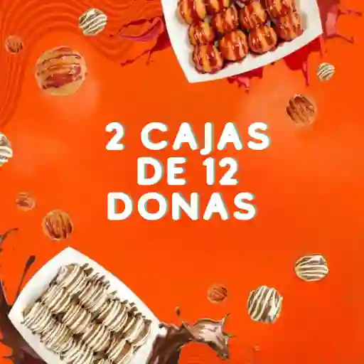 2 Cajas De 12 Donas Griegas